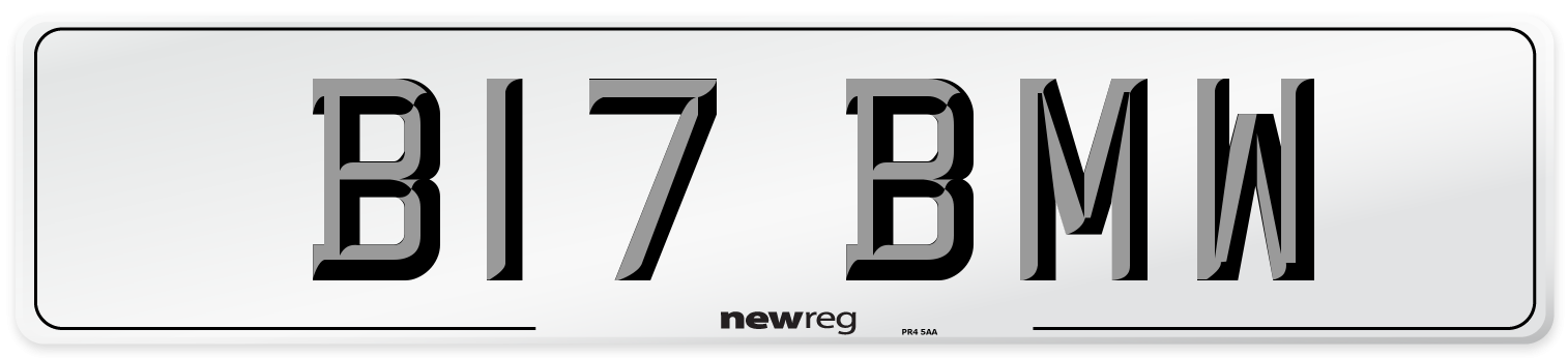 B17 BMW Number Plate from New Reg